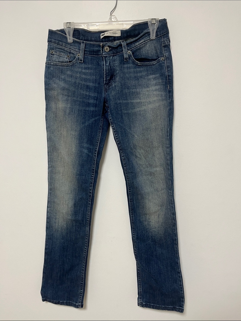 Levi's 524 Women's Blue Straight Leg Jeans - Washed Indigo